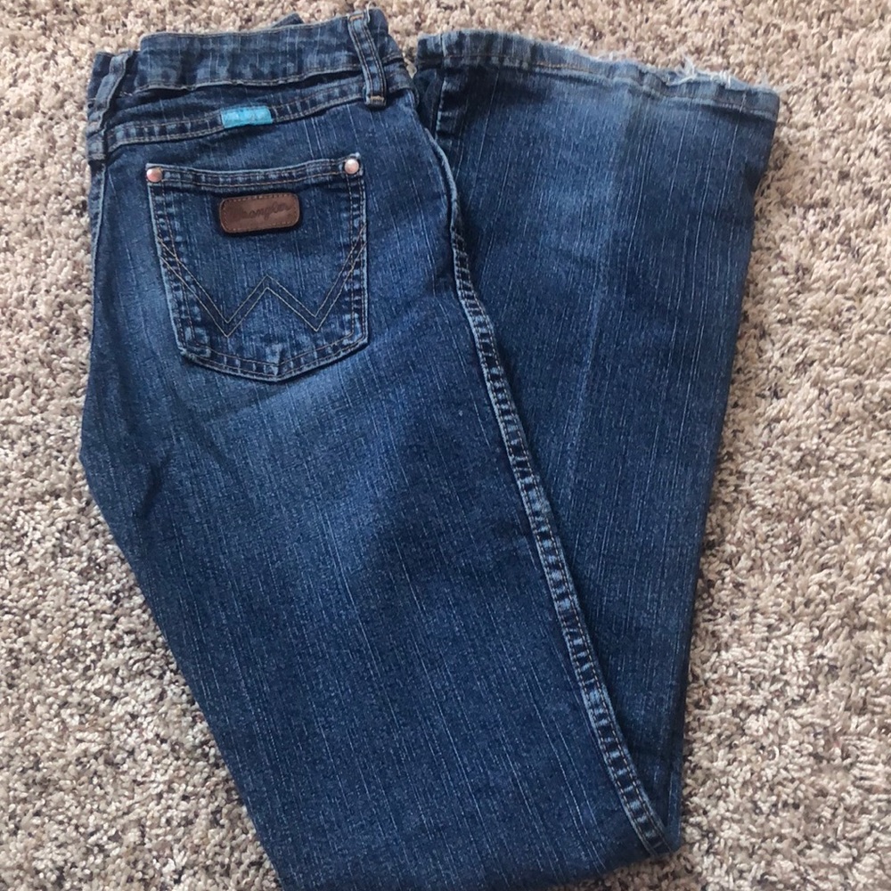 Size 14 regular girls wrangler jeans